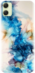 Husa din silicon compatibila cu Samsung Galaxy A05 - model Ink Flowers 