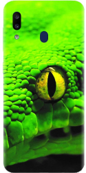 Husa din silicon compatibila cu Samsung Galaxy A20 - model Animal Eye
