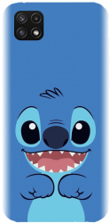 Husa din silicon compatibila cu Samsung Galaxy A22 5G - model Stitch 