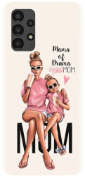 Husa din silicon compatibila cu Samsung Galaxy A53 5g - model Mama 