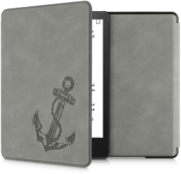 Husa pentru Amazon Kindle Paperwhite 11 Kwmobile Gri Piele ecologica 56257.09 