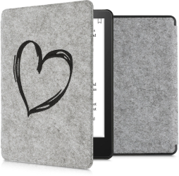 Husa pentru Kindle Paperwhite 11 Textil Gri kwmobile 56260.05 