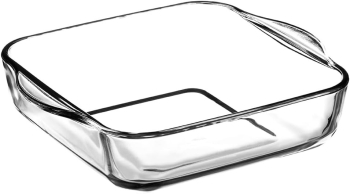 Vas termorezistent Patrat dimensiuni 256x220mm Transparent ABYZ® &trade 