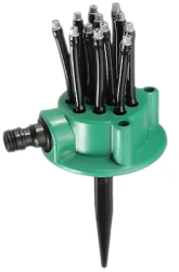 Aspersor multifunctional tip sprinkler 360 grade 12 furtunuri