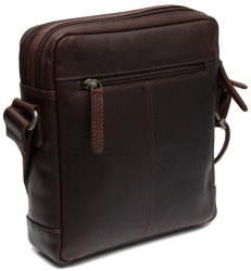 Geanta de barbati The Chesterfield Brand din piele naturala Arnhem Maro inchis 