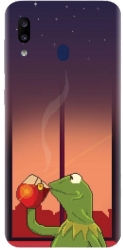 Husa din silicon compatibila cu Samsung Galaxy A30 - model None Of My Business 