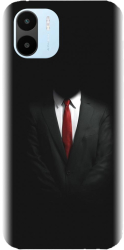 Husa din silicon compatibila cu Xiaomi Redmi A2 - model Mystery Man In Suit 