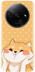 Husa din silicon compatibila cu Xiaomi Redmi A3 - model Lovely Dog 