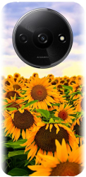 Husa din silicon compatibila cu Xiaomi Redmi A3 - model Sunflowers 