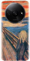 Husa din silicon compatibila cu Xiaomi Redmi A3 - model The Scream 