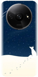 Husa din silicon compatibila cu Xiaomi Redmi A3 - model Winter Night 