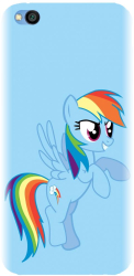Husa din silicon compatibila cu Xiaomi Redmi Go - model Rainbow dash 