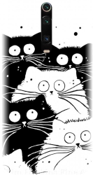 Husa din silicon compatibila cu Xiaomi Redmi K20 - model Oo Cats 