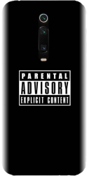 Husa din silicon compatibila cu Xiaomi Redmi K20 - model Parental Advisory 