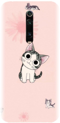 Husa din silicon compatibila cu Xiaomi Redmi K20 Pro - model Cute cat 