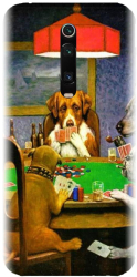 Husa din silicon compatibila cu Xiaomi Redmi K20 Pro - model Dogs Playing Poker