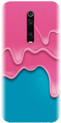 Husa din silicon compatibila cu Xiaomi Redmi K20 Pro - model Pink Liquid Dripping 