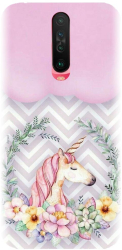Husa din silicon compatibila cu Xiaomi Redmi K30 - model Aesthetic Unicorn 