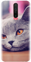 Husa din silicon compatibila cu Xiaomi Redmi K30 - model British Shorthair Cat 