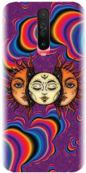 Husa din silicon compatibila cu Xiaomi Redmi K30 - model Trippy Sun 