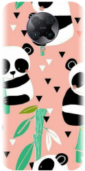 Husa din silicon compatibila cu Xiaomi Redmi K30 Pro - model Baby panda 001 