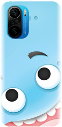 Husa din silicon compatibila cu Xiaomi Redmi K40 - model Cute Blue