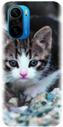 Husa din silicon compatibila cu Xiaomi Redmi K40 Pro - model Animal Cat 