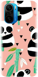 Husa din silicon compatibila cu Xiaomi Redmi K40 Pro - model Baby panda 001 