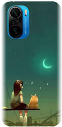 Husa din silicon compatibila cu Xiaomi Redmi K40 Pro - model Cat And Girl 