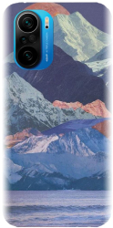 Husa din silicon compatibila cu Xiaomi Redmi K40 Pro - model Collage Mountain 