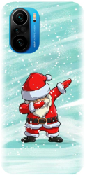 Husa din silicon compatibila cu Xiaomi Redmi K40 Pro - model Santa Dance 