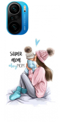 Husa din silicon compatibila cu Xiaomi Redmi K40 Pro - model Super mama 