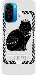 Husa din silicon compatibila cu Xiaomi Redmi K40 Pro - model Tarot The Emperor 
