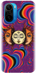 Husa din silicon compatibila cu Xiaomi Redmi K40 Pro - model Trippy Sun 