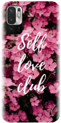 Husa din silicon compatibila cu Xiaomi Redmi Note 10 4g - model Love Self Love Club 