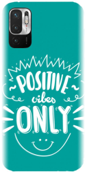 Husa din silicon compatibila cu Xiaomi Redmi Note 10 4g - model Positive Vibes 