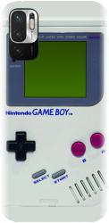 Husa din silicon compatibila cu Xiaomi Redmi Note 10 5G - model Retro Game Boy 