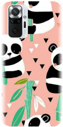 Husa din silicon compatibila cu Xiaomi Redmi Note 10 Pro Max - model Baby panda 001