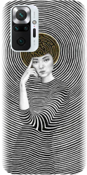 Husa din silicon compatibila cu Xiaomi Redmi Note 10 Pro Max - model Collage Maze 