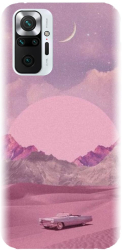 Husa din silicon compatibila cu Xiaomi Redmi Note 10 Pro Max - model Collage Pink 