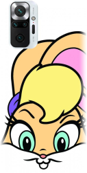 Husa din silicon compatibila cu Xiaomi Redmi Note 10 Pro Max - model Lola Bunny 