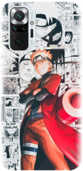 Husa din silicon compatibila cu Xiaomi Redmi Note 10 Pro Max - model Naruto Aesthetic 