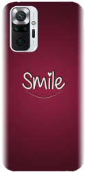 Husa din silicon compatibila cu Xiaomi Redmi Note 10 Pro Max - model Smile Love 