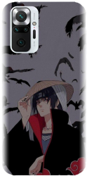 Husa din silicon compatibila cu Xiaomi Redmi Note 10 Pro - model Anime Itachi Uchiha 