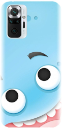 Husa din silicon compatibila cu Xiaomi Redmi Note 10 Pro - model Cute Blue 