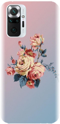 Husa din silicon compatibila cu Xiaomi Redmi Note 10 Pro - model Roses 