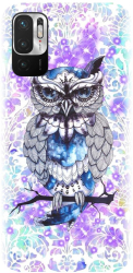 Husa din silicon compatibila cu Xiaomi Redmi note 10S - model Abstract Owl 