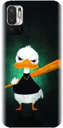 Husa din silicon compatibila cu Xiaomi Redmi note 10S - model Duck With A Bat 