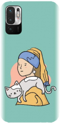 Husa din silicon compatibila cu Xiaomi Redmi note 10S - model Girl With A Pearl Earring 