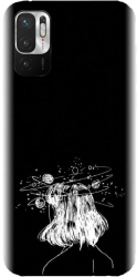 Husa din silicon compatibila cu Xiaomi Redmi note 10S - model Line Art Dreamer 